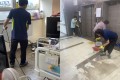 새로나병원 바닥청소